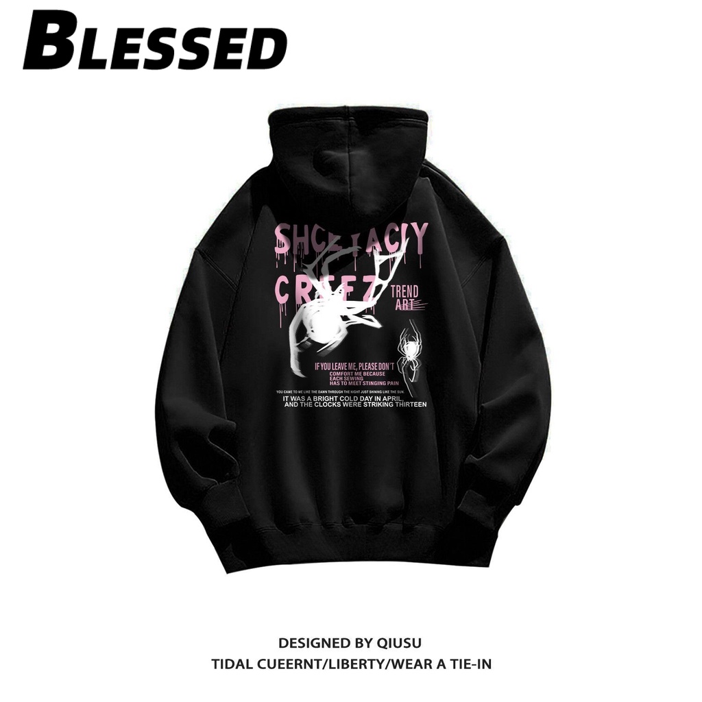 Blessed Áo Khoác hoodie áo khoác nữ zip hoodie Thông thường Durable cozy cổ xưa WWY23B0PSU 46Z231118 | BigBuy360 - bigbuy360.vn