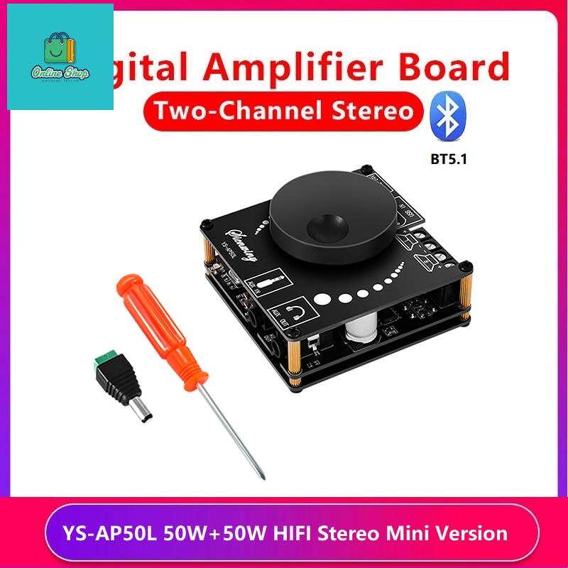 Bảng Mạch Khuếch Đại Âm Thanh bluetooth Kỹ Thuật Số mini 50w + Mô Đun Loa hifi bt5.1 Công Suất Cao ap50l