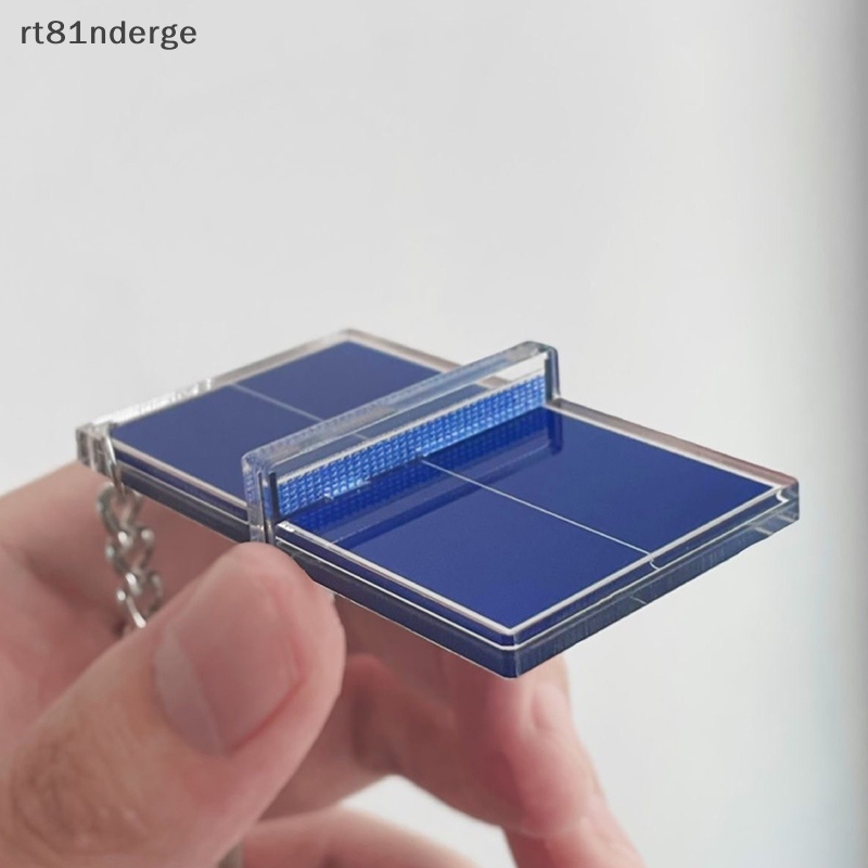Móc Khóa acrylic Hình Cầu Lông / Cầu Lông / Bàn tennis mini Ba Chiều ge