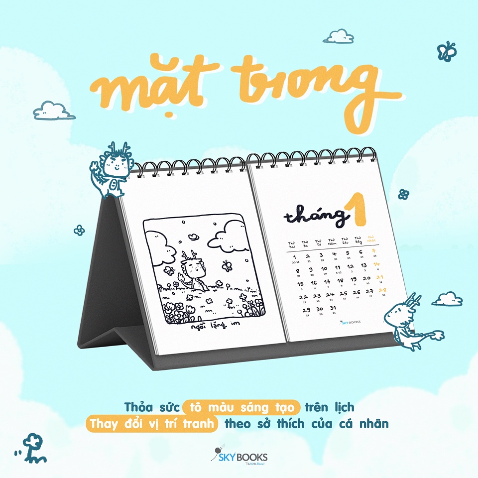 Lịch 2024 - Năm "Thìn" - Tập "Thiền"  - Bản Quyền