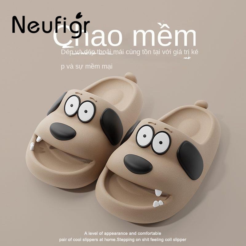 Dép Đi Trong Nhà Đế Dày Chống Trượt Thoải Mái In Hình Chó Pug Hoạt Hình Thời Trang Mùa Hè Cho Cặp Đôi