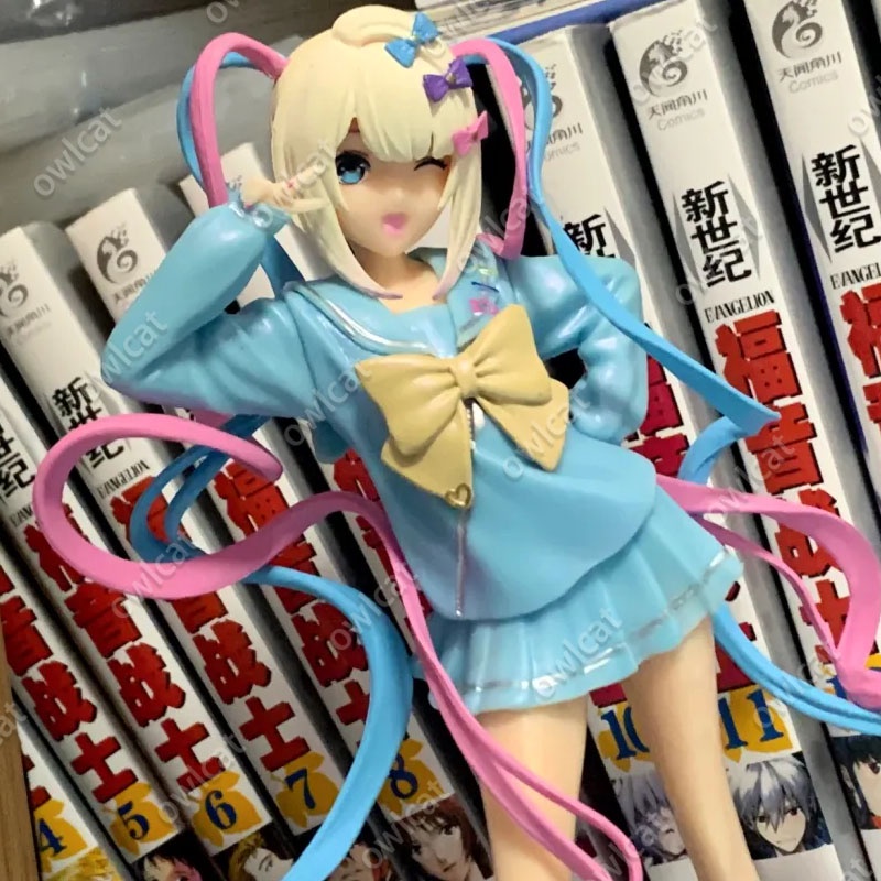 Mô Hình Nhân Vật Needy Streamer Overload KAngel  17cm Virtual Uploader Idol VTuber OMGkawaiiAngel-chan Ame PVC Figure Packed in Box Model