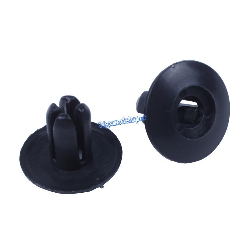 FENDER Set 25 Đinh Tán Nhựa 8mm Màu Đen Chuyên Dụng Cho Xe Hơi