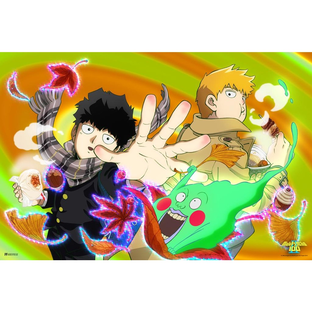 Poster Anime Mob Psycho GIẤY DECAL Tranh Dán Tường Anime/Manga Mob Psycho PT16