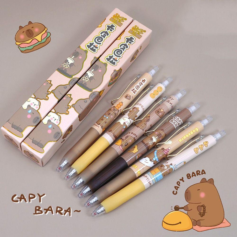 Lanfy Túi Đựng Bút Hình Búp Bê capybara Nhồi Bông Mềm Mại