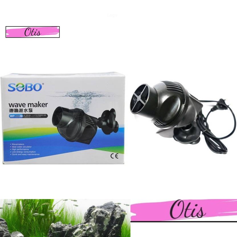 Máy Quạt Sobo WP-200M Thổi Luồng Tạo Sóng Dùng 12W, 5000l/h
