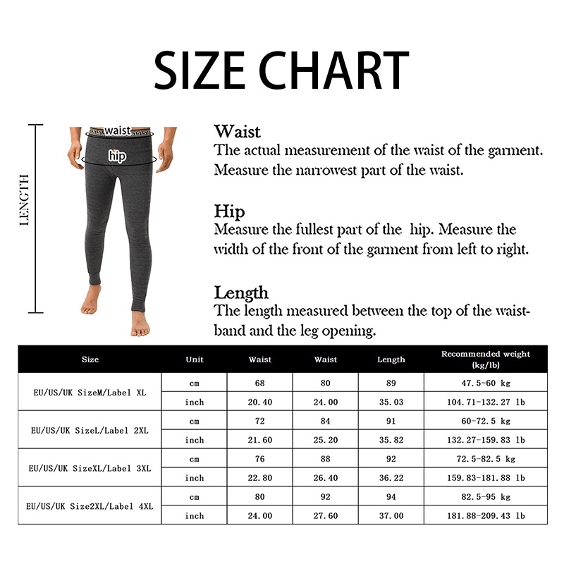 Quần Legging Dài Mềm Mại Giữ Ấm Mùa Đông Thoải Mái Cho Nam