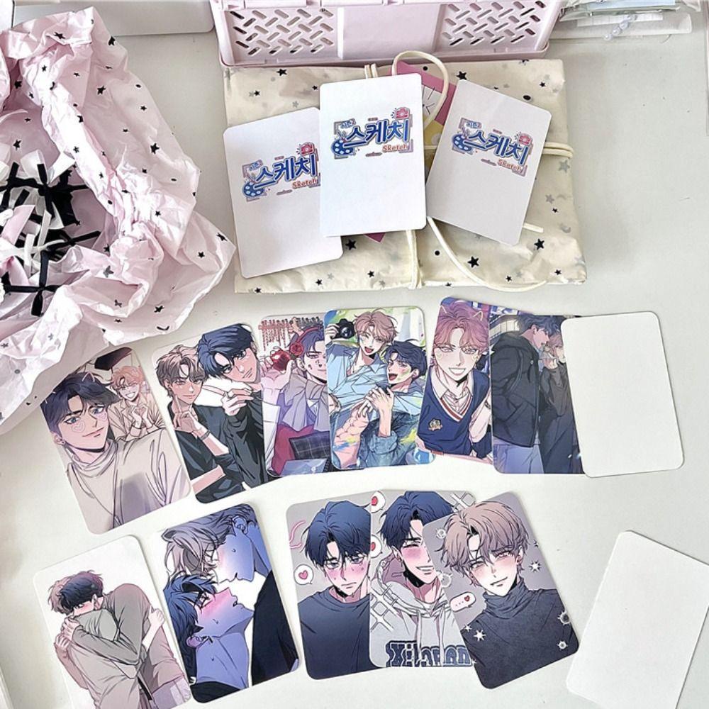 Mmluck Leejobin Bộ Sưu Tập Thẻ anime Phác Thảo Hoạt Hình anime pvc Hàn Quốc bl manwha choi ilkyung Làm Quà Tặng Cho Trẻ Em