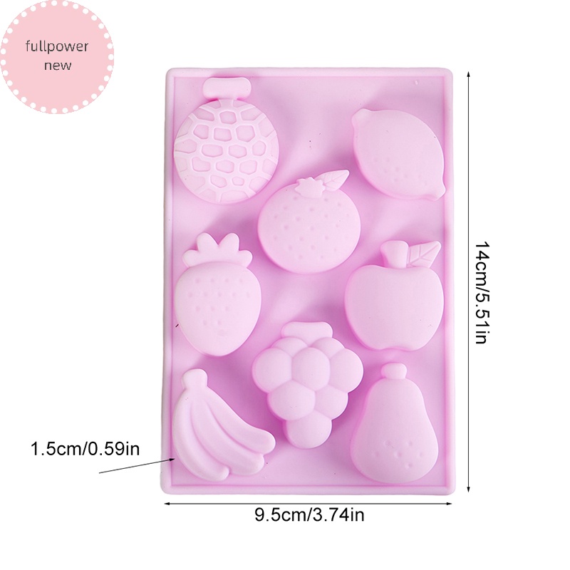 Toàn Bộ Khuôn Silicon Họa Tiết Trái Cây Hoạt Hình 3d Dùng Để Trang Trí Bánh vn