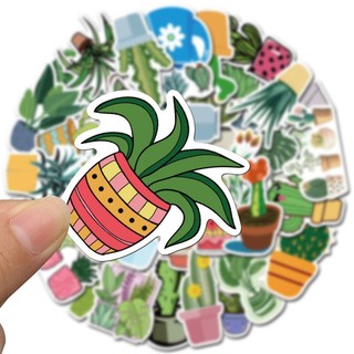 [RẺ NHẤT] Set 50 Miếng Dán Chống Thấm Nước Hình Cây Cối