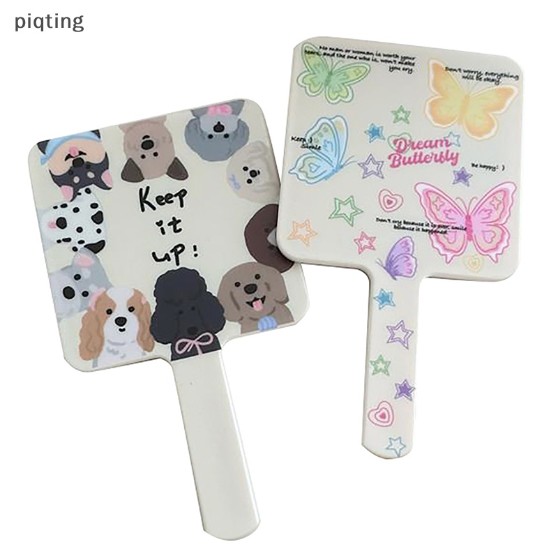 Piqt Gương Trang Điểm Cầm Tay Hình Vuông Nhỏ Gọn Kèm Gương Trang Điểm