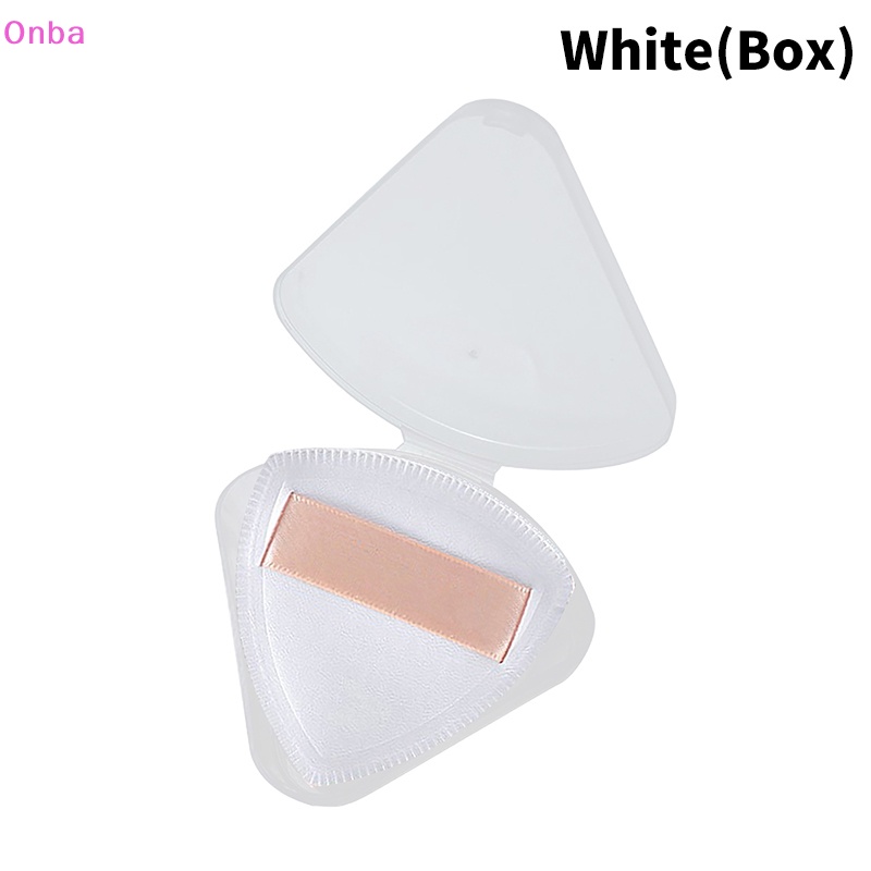 Onba Mút Trang Điểm Ướt Và Khô Hình Tam Giác mini Bằng Vải Nhung Tiện Dụng vn