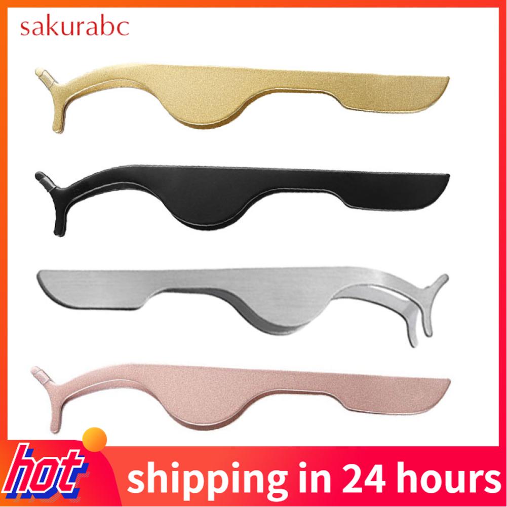 Sakurabc Eyelash Applicator  Extension Stainless Steel Auxiliary Tool for Home