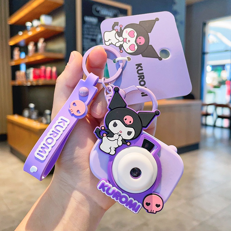 Sanrio Móc Khóa Hình Máy Ảnh Chiếu Hoạt Hình Đáng Yêu
