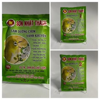 Cám Chim Khuyên - Cám Vành Khuyên Sơn Nhật Thành gói 100g Chính hãng Đại lý Kabosa