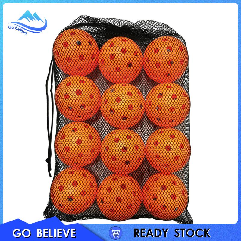 Set 12 Trái Bóng pickleball Tiêu Chuẩn Phụ Kiện Cho Trò Chơi Giải Trí Ngoài Trời