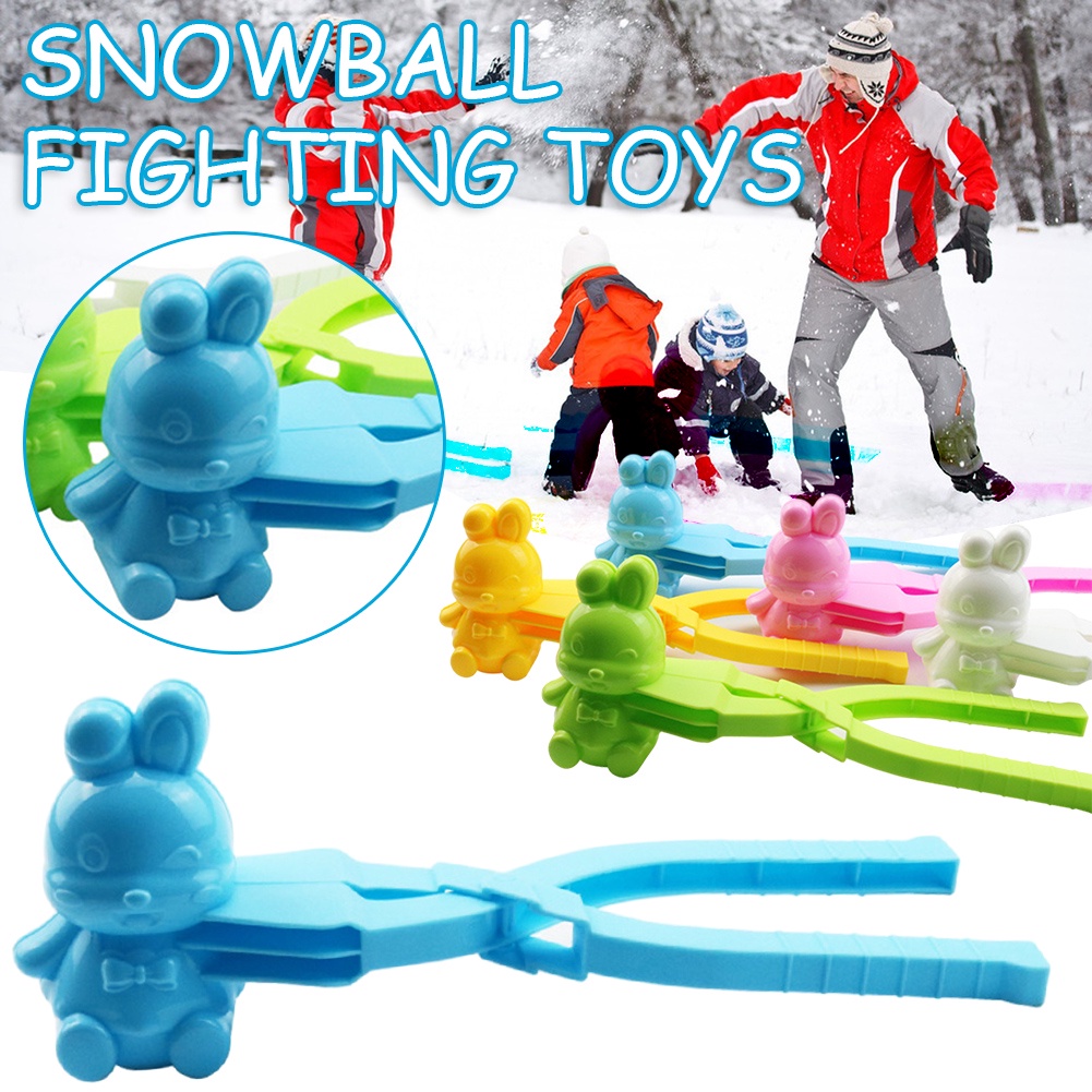 Khuôn Kẹp Quả Cầu Tuyết Hình Thỏ Nhỏ Đa Năng Sành Điệu