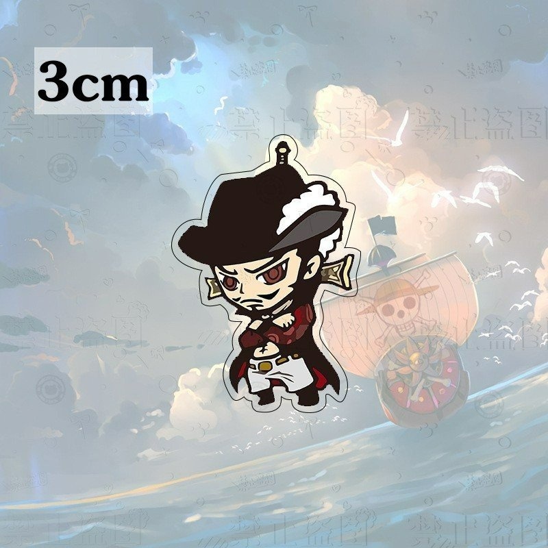 MÔ HÌNH Standee ONE PIECE ĐẢO HẢI TẶC ver MẮT ĐEN anime tượng mica trong acrylic chibi trong xinh xắn