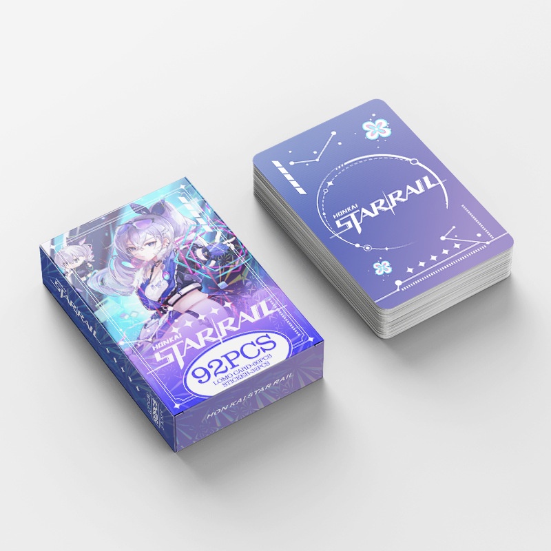 Honkai: Star Rail Photocard Lomo Card Postcard Stickers 92pcs/box
