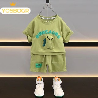 YOSBOGR áo quần trẻ em đồ bé trai đồ bộ bé trai chất lượng thời trang thoải mái 2023 NEW STYLE KWT2390TLN 37Z230912