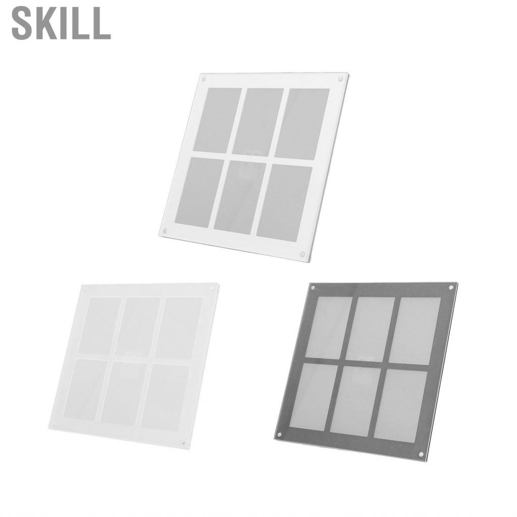 Skill Photo Frame 6 In 1 Magnetic Acrylic 22x22x12.5cm 3inch Picture F