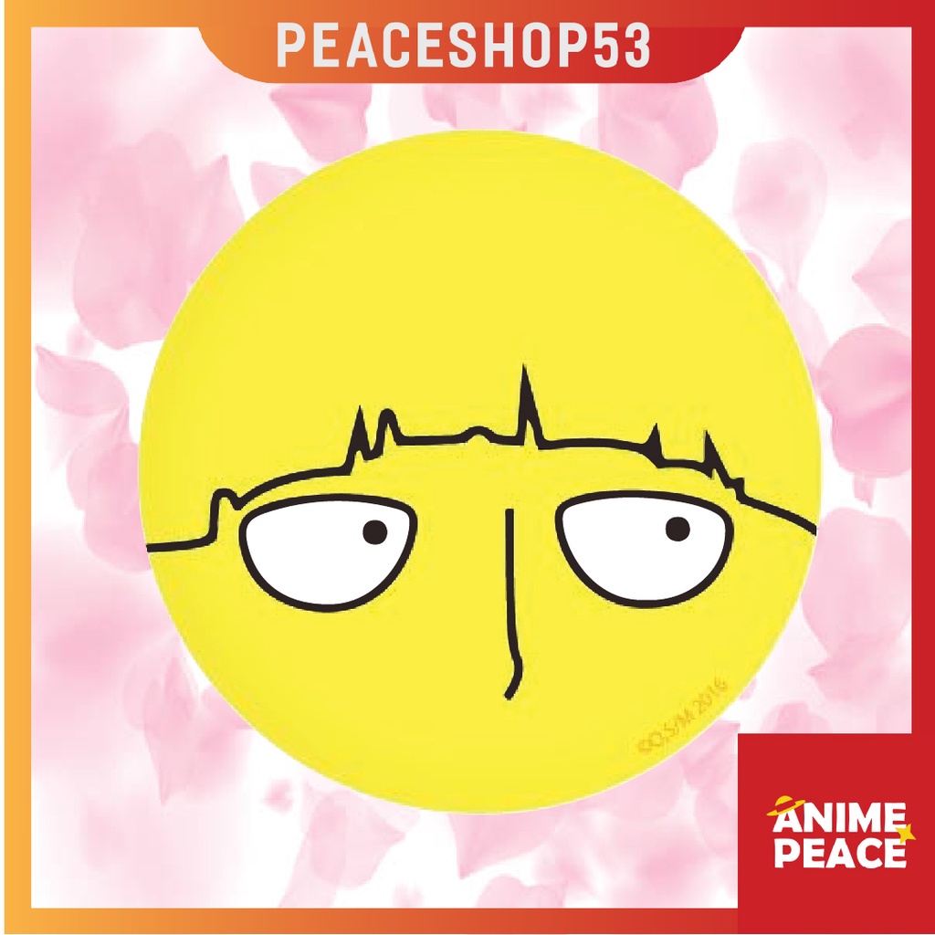 Huy hiệu Mob Psycho Shigeo Kageyama Reigen Lấp Lánh Huy Hiệu Anime Mob Psycho Phụ Kiện Anime Manga Ver 1 HH52