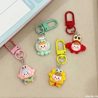 🌺xinyia🌺Móc khóa mặt Spongebob Squarepants dễ thương