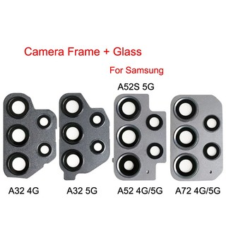 Khung camera sau và ống kính kính cho samsung a32 a52 a72 a52s 4g 5g