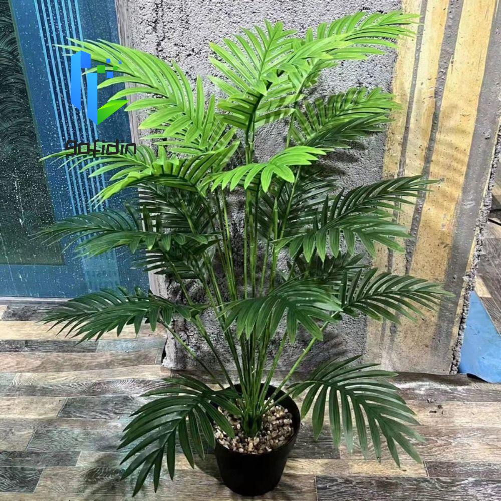 Cây Cọ Giả Bằng Nhựa 12 / 18 Nhánh Dùng Trang Trí Văn Phòng
