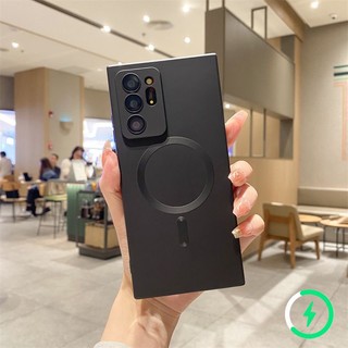 Bao Da Điện Thoại Từ Tính Siêu Mỏng Chống Dấu Vân Tay Cho samsung galaxy note 20 ultra note 10 plus Ốp