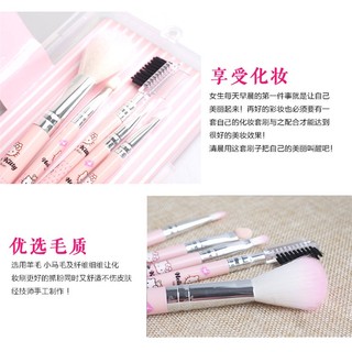 Hellokitty Bộ 5 Cọ Trang Điểm Hello Kitty
