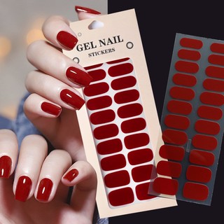 UR SUGAR 22 Miếng Dán Móng Tay Che Phủ Toàn Diện DIY
