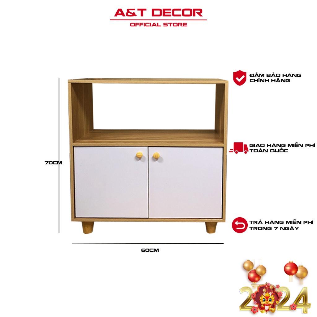 Kệ gỗ có tủ xinh xắn đa năng, kệ bếp phù hợp mọi gia đình chất gỗ MDF dày 12mm