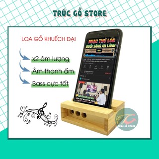 Loa khuếch đại âm thanh vật lý mini không cần dùng bluetooth, tiết kiệm pin cho điện thoại