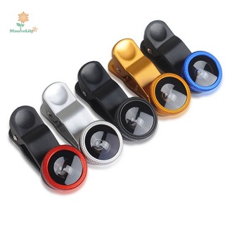 Ống kính góc rộng + macro + ống kính 3 trong 1 cho điện thoại