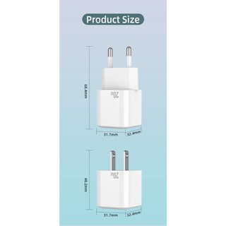 Củ Sạc Nhanh Cổng USB Type C PD20W Cho Điện Thoại