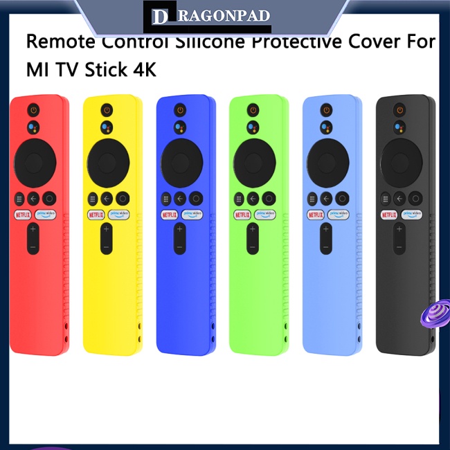 Vỏ Bọc Điều Khiển Từ Xa Silicone Chống Bụi Có Dây Đeo Cho Mi Tv Stick 4k