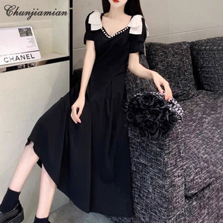 Đầm Dự Tiệc Cao Cấp Kiểu retro Sang Trọng Thời Trang Mùa Hè