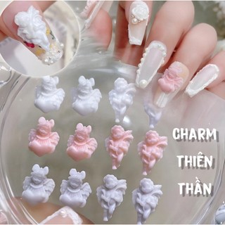 Charm phụ kiện thiên thần châu âu mới | trang trí móng cổ điển