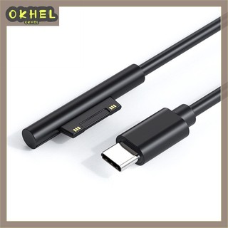 Dây Cáp Sạc Nhanh usb c pd Cho microsoft surface pro 7 6 5 4