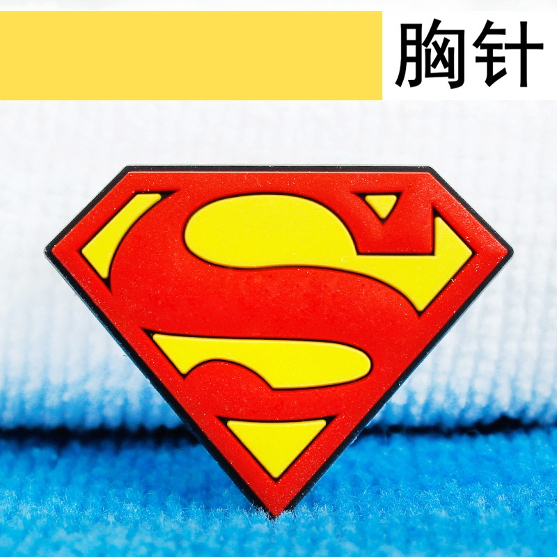 1 Trâm Cài Áo Bằng Cao Su pvc Mềm Hình avengers league Hoạt Hình