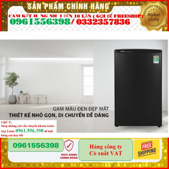 [New 100%]  (Hot) Tủ lạnh mini có ngăn đá giá rẻ Aqua 90 lít AQR-D99FA Mới ( hàng chính hãng ) bảo hành 2 năm ]