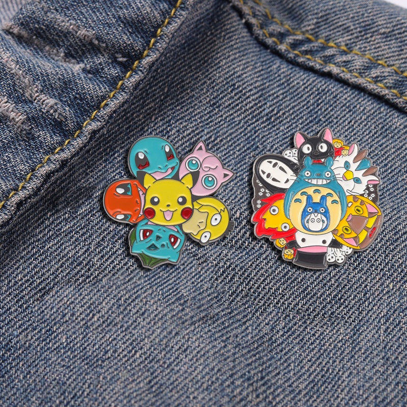 Huy Hiệu Cài Áo Hình pokemon Dễ Thương