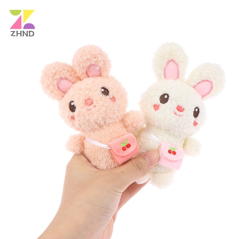 Móc Khóa Thỏ Nhồi Bông 13cm Dễ Thương