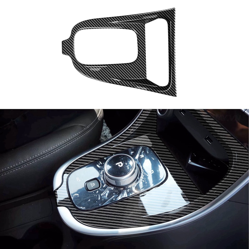 Miếng Dán Sợi carbon abs Trang Trí Bảng Điều Khiển Cần Gạt Số Cho vinfast e34 vf-e34 2021-2023