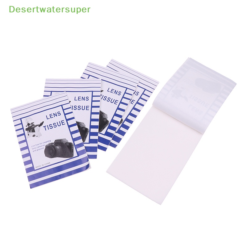 Dsvn Set 50 Khăn Giấy Lau Thấu Kính Lớn 10 * 15cm