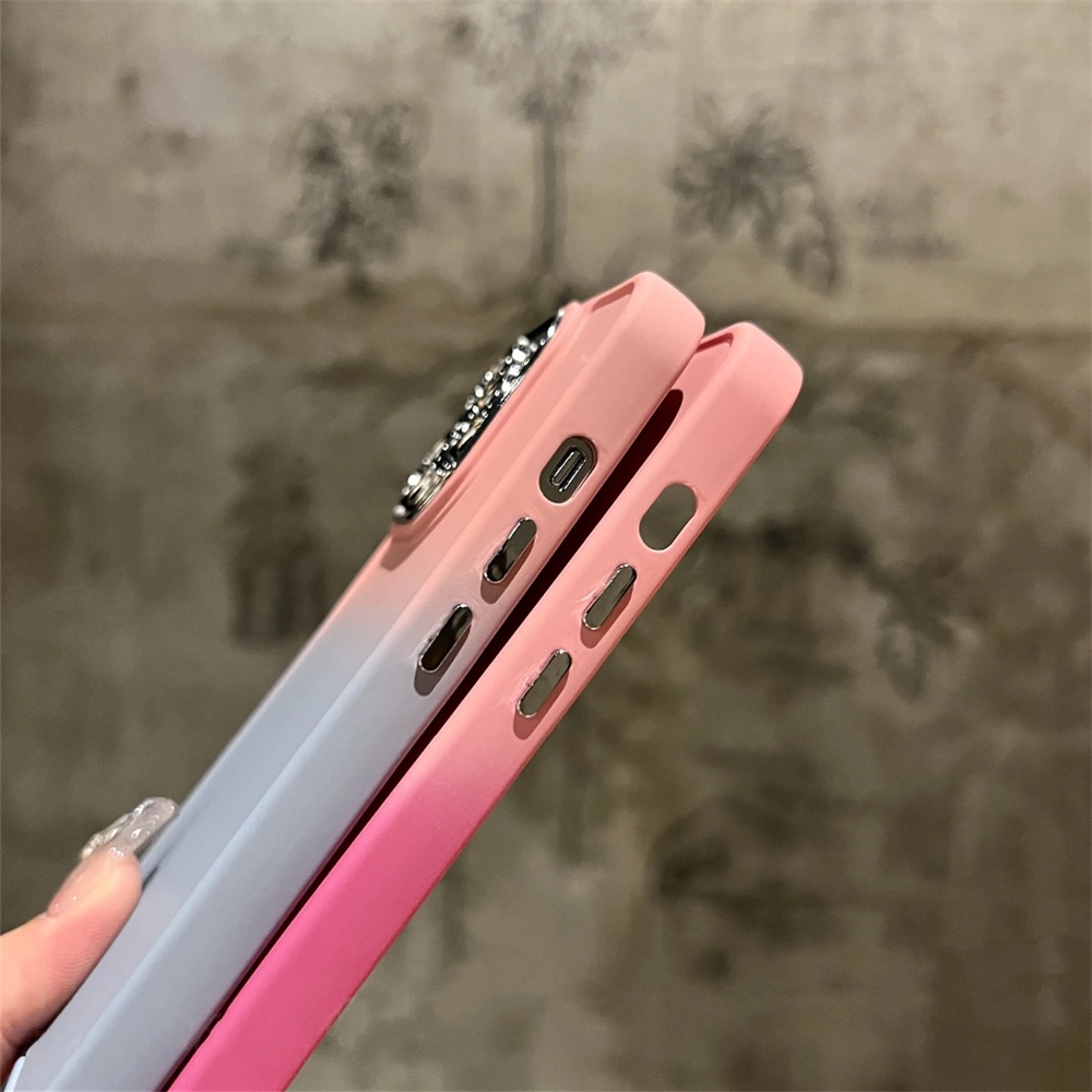 Ốp Điện Thoại Silicon tpu Mềm Màu gradient Cho iphone14 13 12 11 pro max xr xs max 7 / 8 plus