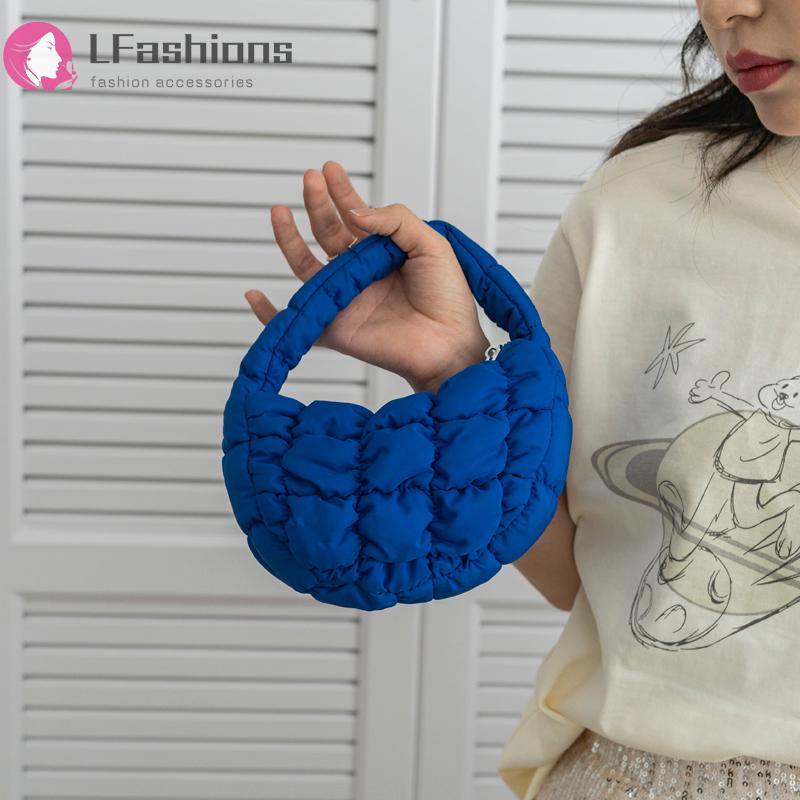 ❀ Áo Thun In Chữ lovefashions Thời Trang ❀ Túi Đựng Chìa Khóa mini Xếp Ly Chần Bông Mềm Mại Thời Trang Đa Năng Có Đệm nylon Mới Dành Cho Bạn Nữ