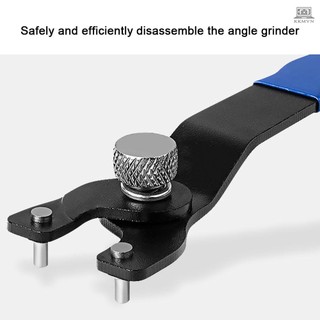 Adjustable Opening Distance Angle Grinder Spanner Angle Grinder Wrench Trimmers Edges Cutting Machine Wrench Angle Grinder Disassemble Tool