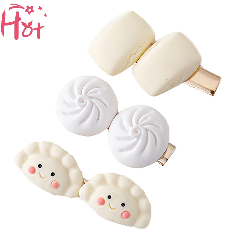 Jr Kẹp Tóc Hình Bánh Bao Hấp Nhỏ Nhắn Dễ Thương Phong Cách Hàn Quốc Cho Nữ vn
